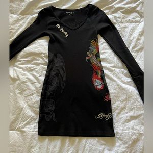 Ed Hardy mini dress
